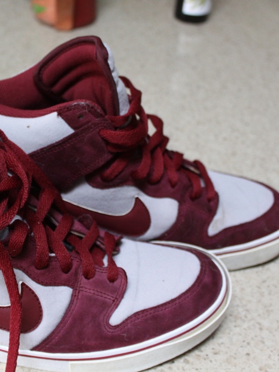 Nike Dunk High LR Team Red/ White 487924-660 Size 11.5 Men